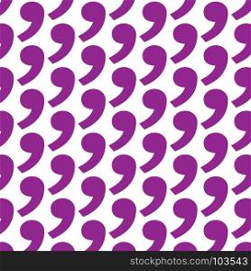 Pattern background comma icon
