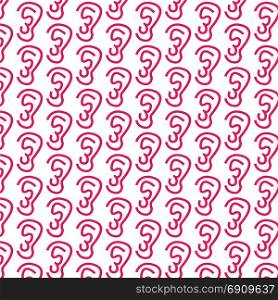 Pattern background ear icon