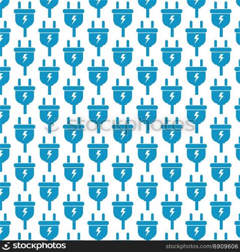 Pattern background Electric plug icon
