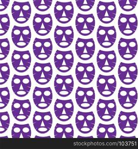 Pattern background Facial mask icon