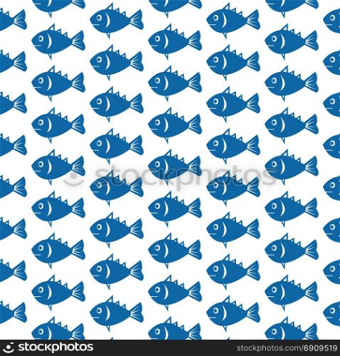 Pattern background Fish Icon
