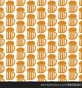 Pattern background Glass beer icon