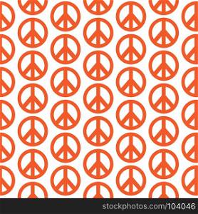 Pattern background Hippie Peace Symbol icon