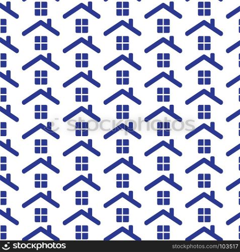 Pattern background house icon