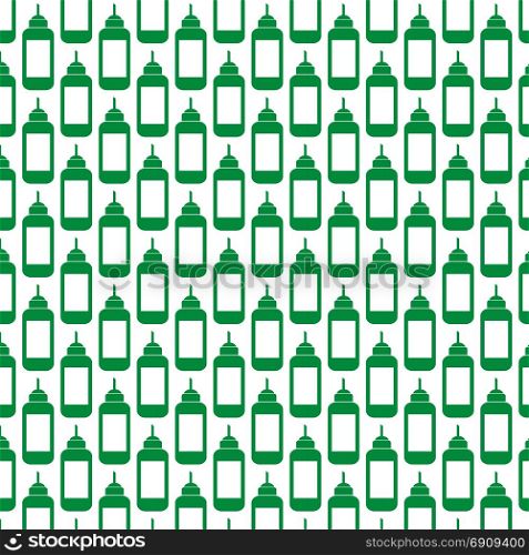 Pattern background ketchup bottle icon