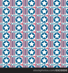 Pattern background Made in USA Icon