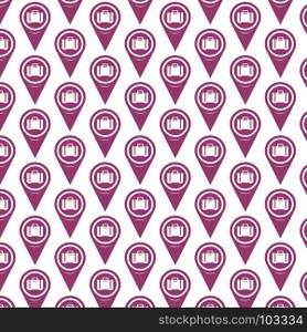 Pattern background Map pointer icon