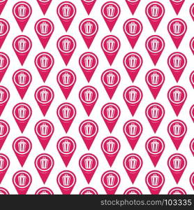 Pattern background Map pointer icon