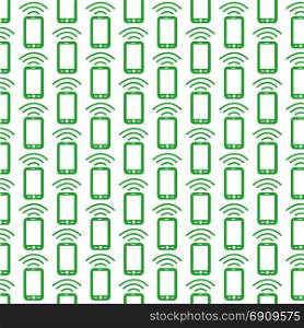 Pattern background Mobile phone icon