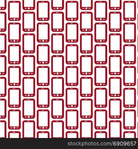 Pattern background Mobile phone icon