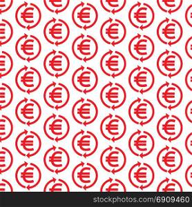 Pattern background money euro icon