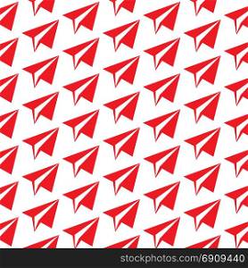 Pattern background Paper plane icon
