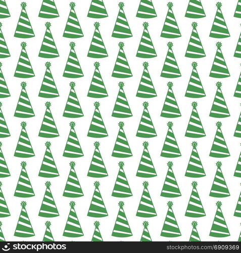Pattern background party hat icon