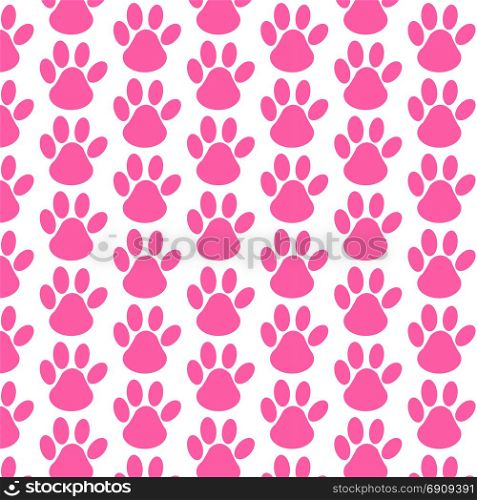 Pattern background paw print icon