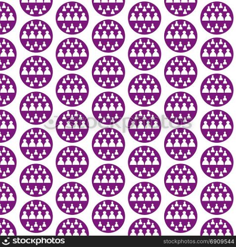 Pattern background people icon