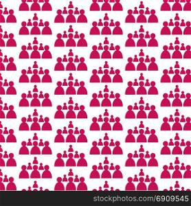Pattern background people icon