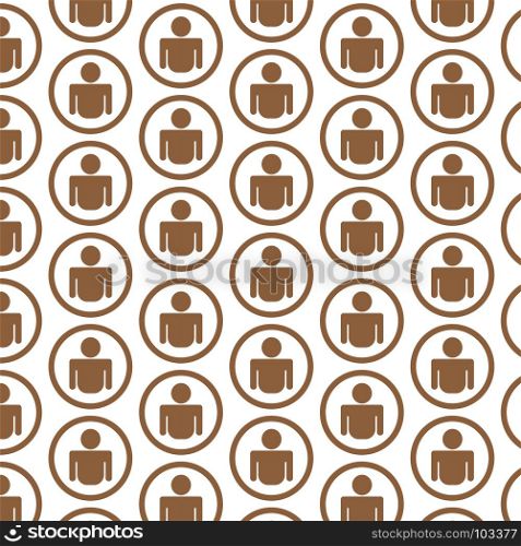 Pattern background Person icon