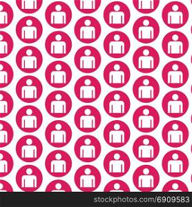 Pattern background Person symbol User sign icon