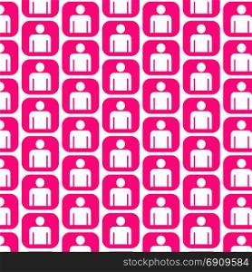 Pattern background Person symbol User sign icon