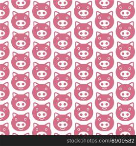 Pattern background Pig Icon