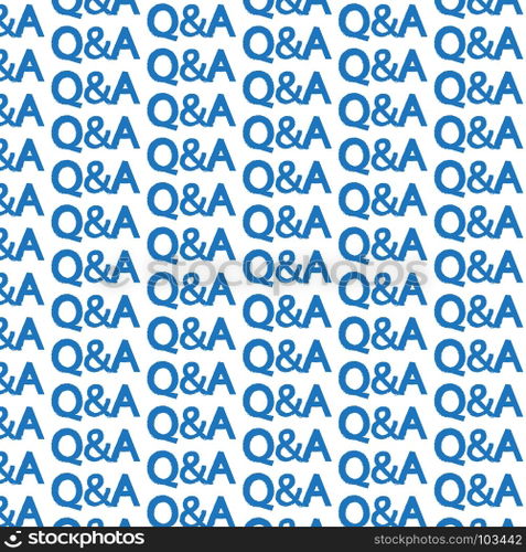 Pattern background question answer icon