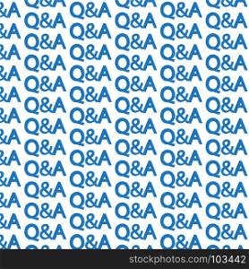 Pattern background question answer icon