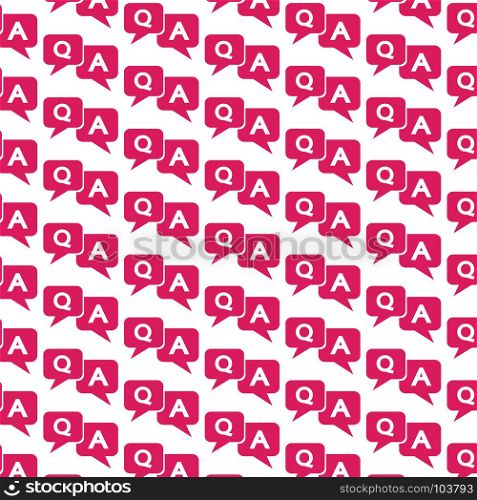 Pattern background Question answer icon