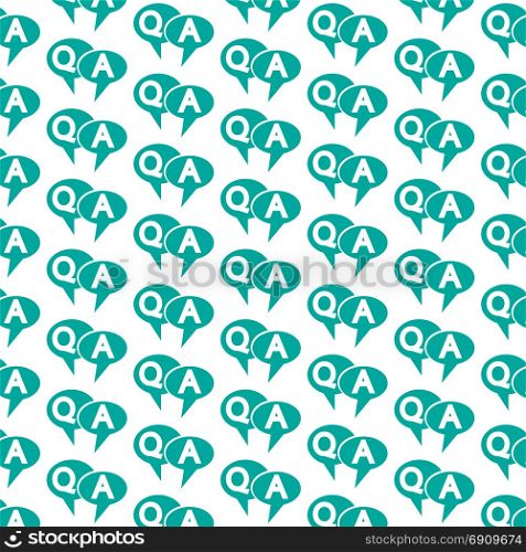 Pattern background Question answer icon