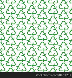 Pattern background Recycle icon