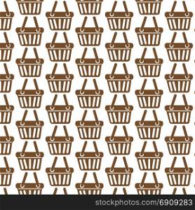 pattern background shopping basket icon