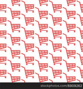 pattern background shopping cart icon