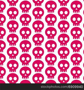 Pattern background skull bone icon