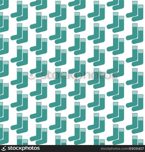 Pattern background sock icon
