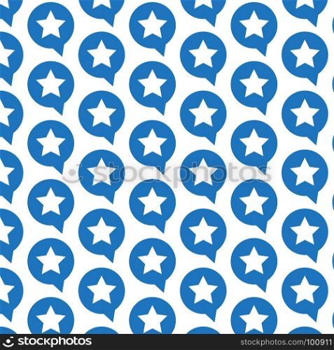 Pattern background Speech Bubble star icon