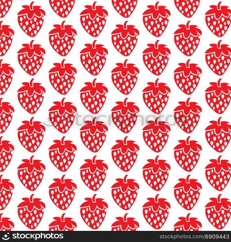 Pattern background strawberry icon