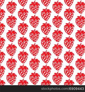 Pattern background strawberry icon