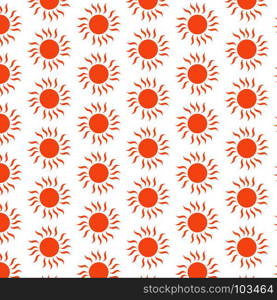 Pattern background Sun Icon