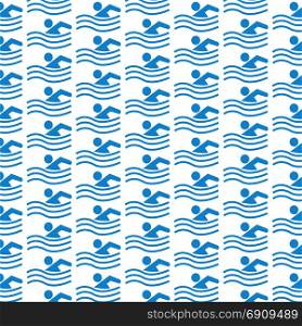 Pattern background Swim Icon