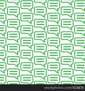 Pattern background talking bubble chat icon