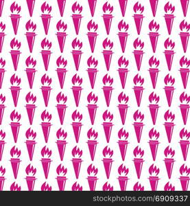 Pattern background torch icon