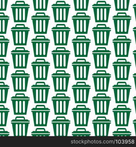 Pattern background Trash can icon