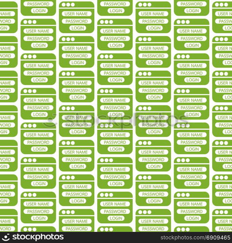 Pattern background Website login form icon