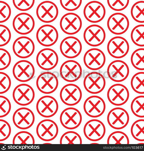 Pattern background Wrong mark icon