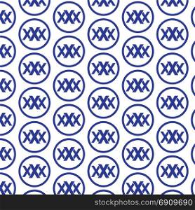 Pattern background XXX icon