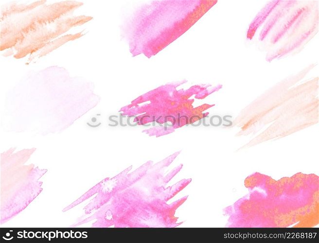 pattern brush stroke isolated white background