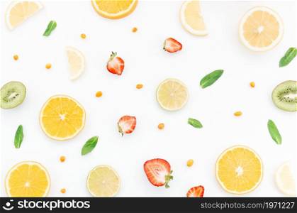 pattern cut fruit berries. High resolution photo. pattern cut fruit berries. High quality photo