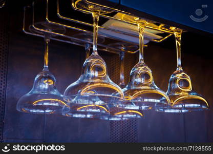 Pattern of glass in the restaurant and pub