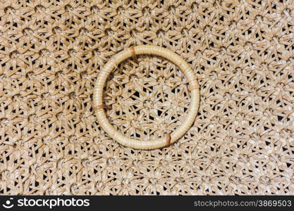 Pattern of rattan wicker,hand made craft in Thailand,for use as background