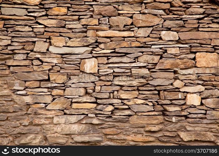 Pattern of Stone Modern Brick Wall Background