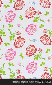 pattern paper background with flowers